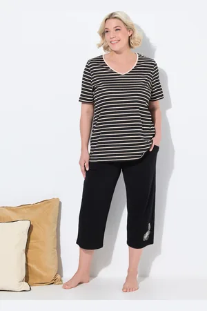 Ulla Popken Große Größen Pyjama, Damen, , Größe: 42/44, Baumwolle