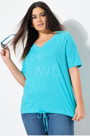 Ulla Popken Große Größen T-Shirt, Damen, , Größe: 42/44, Baumwolle