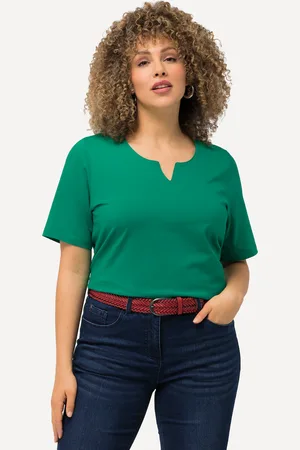 Ulla Popken Große Größen T-Shirt, Damen, , Größe: 42/44, Baumwolle