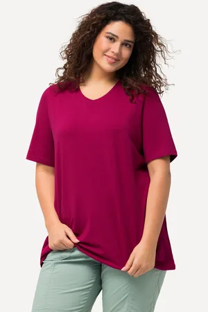 Ulla Popken Große Größen T-Shirt, Damen, , Größe: 42/44, Baumwolle
