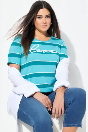 Ulla Popken Große Größen Ringelshirt, Damen, , Größe: 42/44, Baumwolle