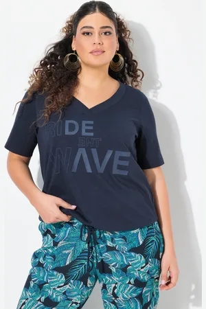 Ulla Popken Große Größen T-Shirt, Damen, , Größe: 42/44, Baumwolle