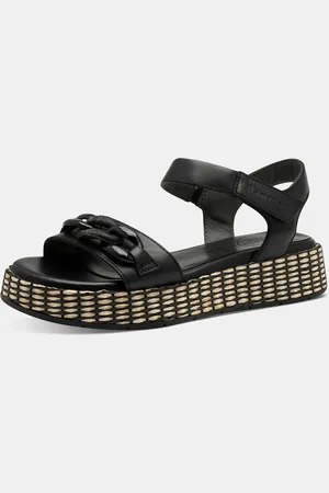 Ulla Popken Leder-Sandalen, Damen, , Größe: 37, Sonstige/Leder