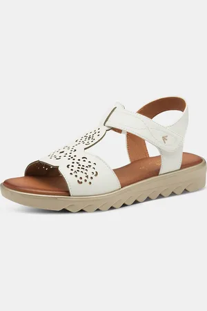 Ulla Popken Riemchensandalen, Damen, , Größe: 37, Synthetische Fasern