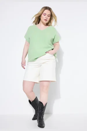 STUDIO UNTOLD Große Größen Jeans-Bermuda, Damen, , Größe: 42, Baumwolle