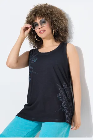 Ulla Popken Große Größen Top, Damen, , Größe: 42/44, Baumwolle