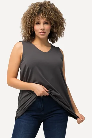 Ulla Popken Große Größen Top, Damen, , Größe: 42/44, Baumwolle
