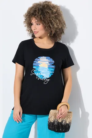 Ulla Popken Große Größen T-Shirt, Damen, , Größe: 42/44, Baumwolle