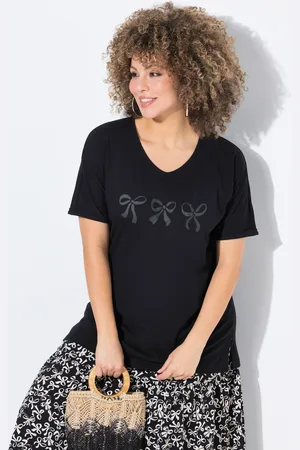 Ulla Popken Große Größen T-Shirt, Damen, , Größe: 42/44, Baumwolle