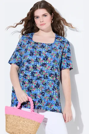 Ulla Popken Große Größen T-Shirt, Damen, , Größe: 42/44, Baumwolle