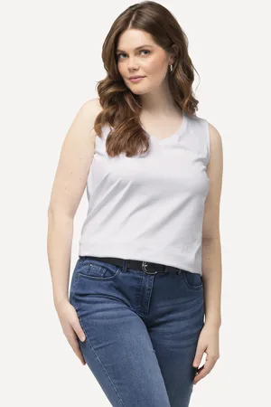 Ulla Popken Große Größen Top, Damen, , Größe: 42/44, Baumwolle