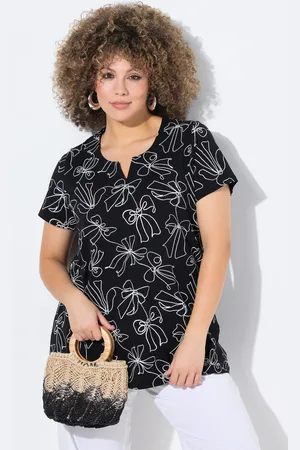 Ulla Popken Große Größen T-Shirt, Damen, , Größe: 42/44, Baumwolle