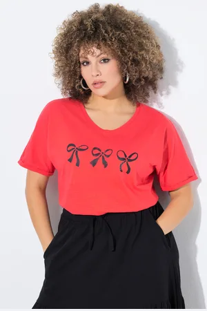 Ulla Popken Große Größen T-Shirt, Damen, , Größe: 46/48, Baumwolle