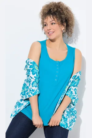 Ulla Popken Große Größen Top, Damen, , Größe: 42/44, Baumwolle