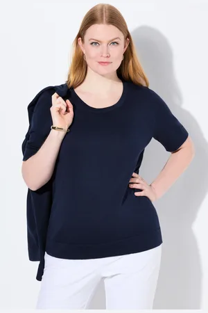 Ulla Popken Große Größen Twinset-Pullover, Damen, , Größe: 42/44, Baumwolle
