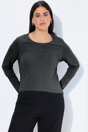 Ulla Popken Große Größen Shirt, Damen, , Größe: 42/44, Baumwolle/Polyester