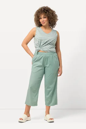 Ulla Popken Große Größen 7/8-Hose Ruby, Damen, , Größe: 42, Baumwolle