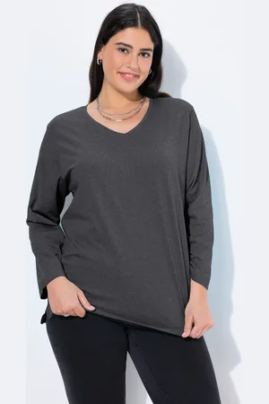 Ulla Popken Große Größen Shirt, Damen, , Größe: 42/44, Baumwolle/Polyester
