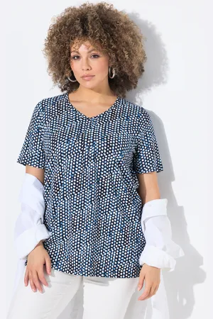 Ulla Popken Große Größen T-Shirt, Damen, , Größe: 42/44, Baumwolle