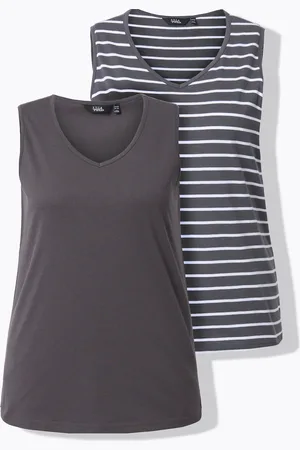 Ulla Popken Große Größen Top, Damen, , Größe: 42/44, Baumwolle