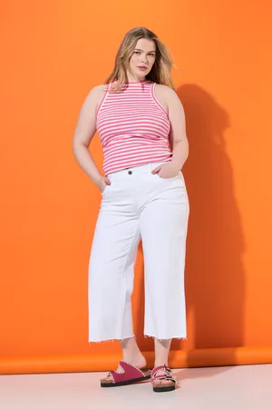 STUDIO UNTOLD Große Größen Jeans-Culotte, Damen, , Größe: 42, Baumwolle