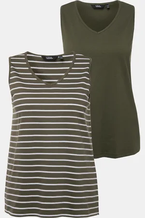 Ulla Popken Große Größen Top, Damen, , Größe: 42/44, Baumwolle