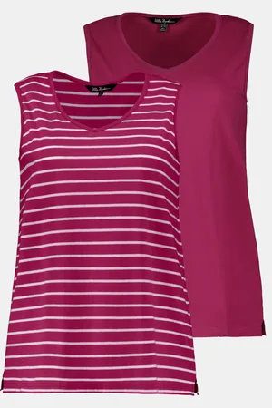 Ulla Popken Große Größen Top, Damen, , Größe: 42/44, Baumwolle