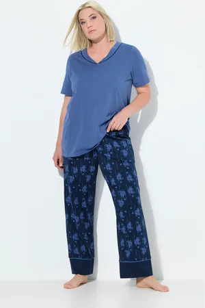 Ulla Popken Große Größen Pyjama, Damen, , Größe: 42/44, Baumwolle