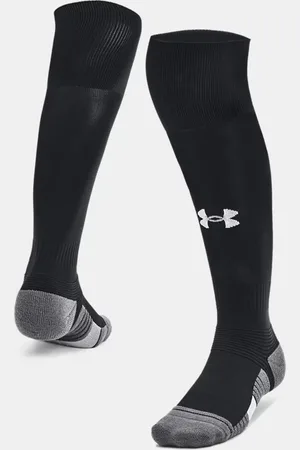 Under Armour Magnetico Kniestrümpfe, unisex / Pitch Grau / Weiß L