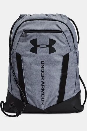 Under Armour Undeniable Turnbeutel Pitch Medium Heather / Schwarz / Schwarz EINHEITSGRÖSSE