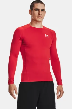 Under Armour HeatGear® Langarm-Oberteil für Herren / Weiß 3XL