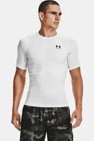 Under Armour HeatGear® Kurzarm-Oberteil für Herren / Schwarz 3XL