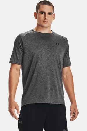 Under Armour Herren Tech™ 2.0 Oberteil, kurzärmlig Carbon Heather / Schwarz L