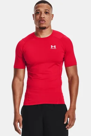 Under Armour HeatGear® Kurzarm-Oberteil für Herren / Weiß 3XL