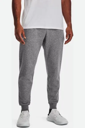 Under Armour Rival Fleece Jogginghose für Herren Castlerock Light Heather / Weiß L
