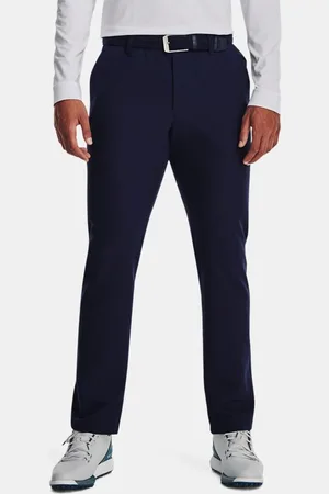 Under Armour ColdGear® Infrared Hosen, konische Passform für Herren Midnight Blaue Marine / Halo Grau 30/30