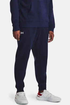 Under Armour Rival Fleece Jogginghose für Herren Midnight Blaue Marine / Weiß L
