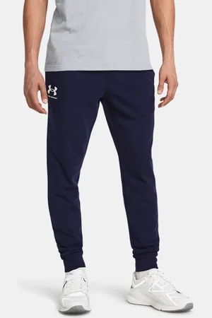 Under Armour Rival Jogginghose aus French Terry für Herren Midnight Blaue Marine / Onyx Weiß L