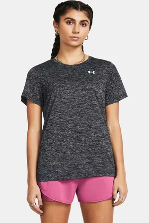 Under Armour Tech™ Twist Kurzarm-Oberteil für Damen / Weiß L