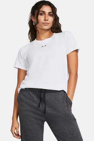 Under Armour Rival Core Kurzarm-Oberteil für Damen / Schwarz L