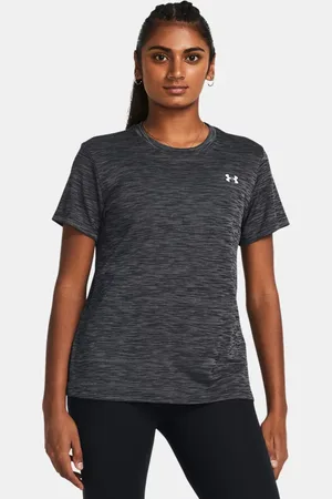 Under Armour Tech™ Strukturiertes Kurzarm-Oberteil für Damen / Weiß L