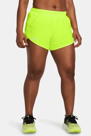 Under Armour Fly-By Shorts für Damen (8 cm) High Vis / High Vis / Reflektierend L
