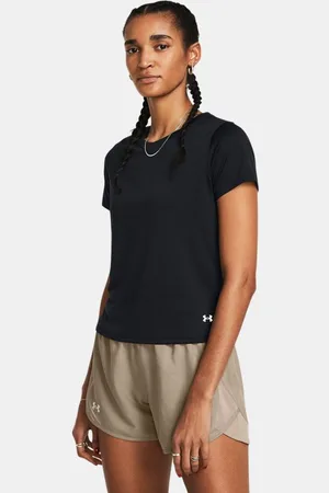 Under Armour Launch Kurzarm-Oberteil für Damen / Reflektierend L
