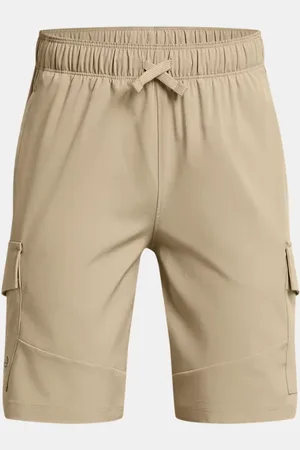 Under Armour Tech™ gewebte Cargo Shorts für Jungen City Khaki / Schwarz YLG (149 - 160 cm)
