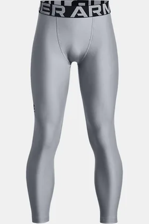 Under Armour Jungen HeatGear® Armour Tights Stahl / Schwarz YLG (149 - 160 cm)