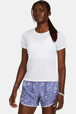 Under Armour Launch Kurzarm-Oberteil für Damen / Reflektierend L