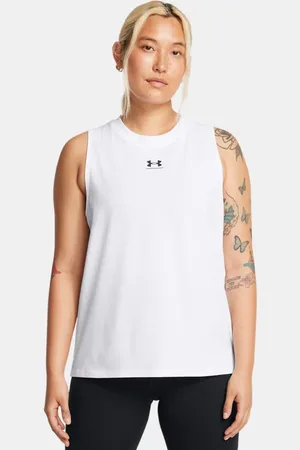 Under Armour Rival Muskel-Tanktop für Damen / Schwarz L