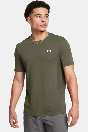 Under Armour Vanish Seamless Kurzarmoberteil für Herren Marine OD / Weiß L
