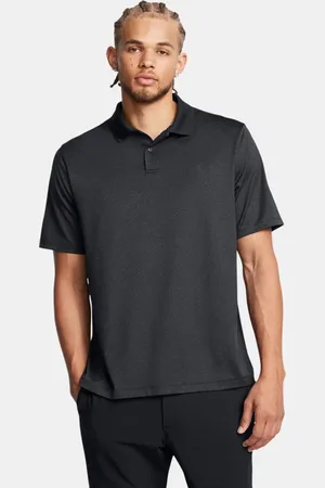 Under Armour Matchplay Poloshirt mit Aufdruck für Herren / Anthracite / L