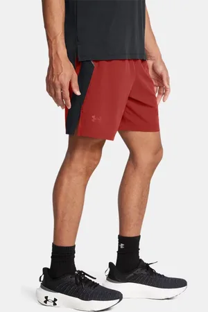Under Armour Launch Elite Shorts für Herren (18 cm) Earthen / Schwarz / Reflektierend L